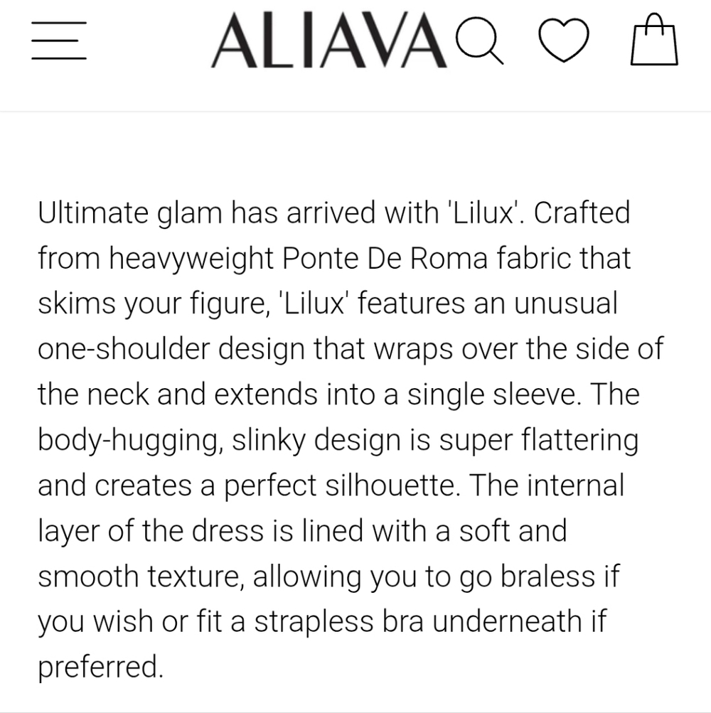 Aliava Elegant Black One-Shoulder Gown - Picture 5 of 8
